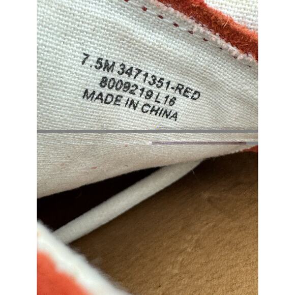 Frye Ivy Low Lace Sneakers Women’s Size 7.5 MSRP $178 Blood Orange Suede Leather - Picture 6 of 6